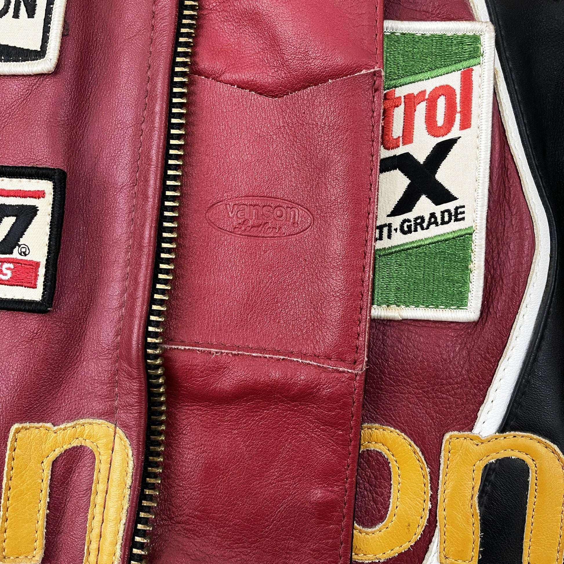 Vanson Leathers One Star Motorcycle Racer Jacket - Known Source