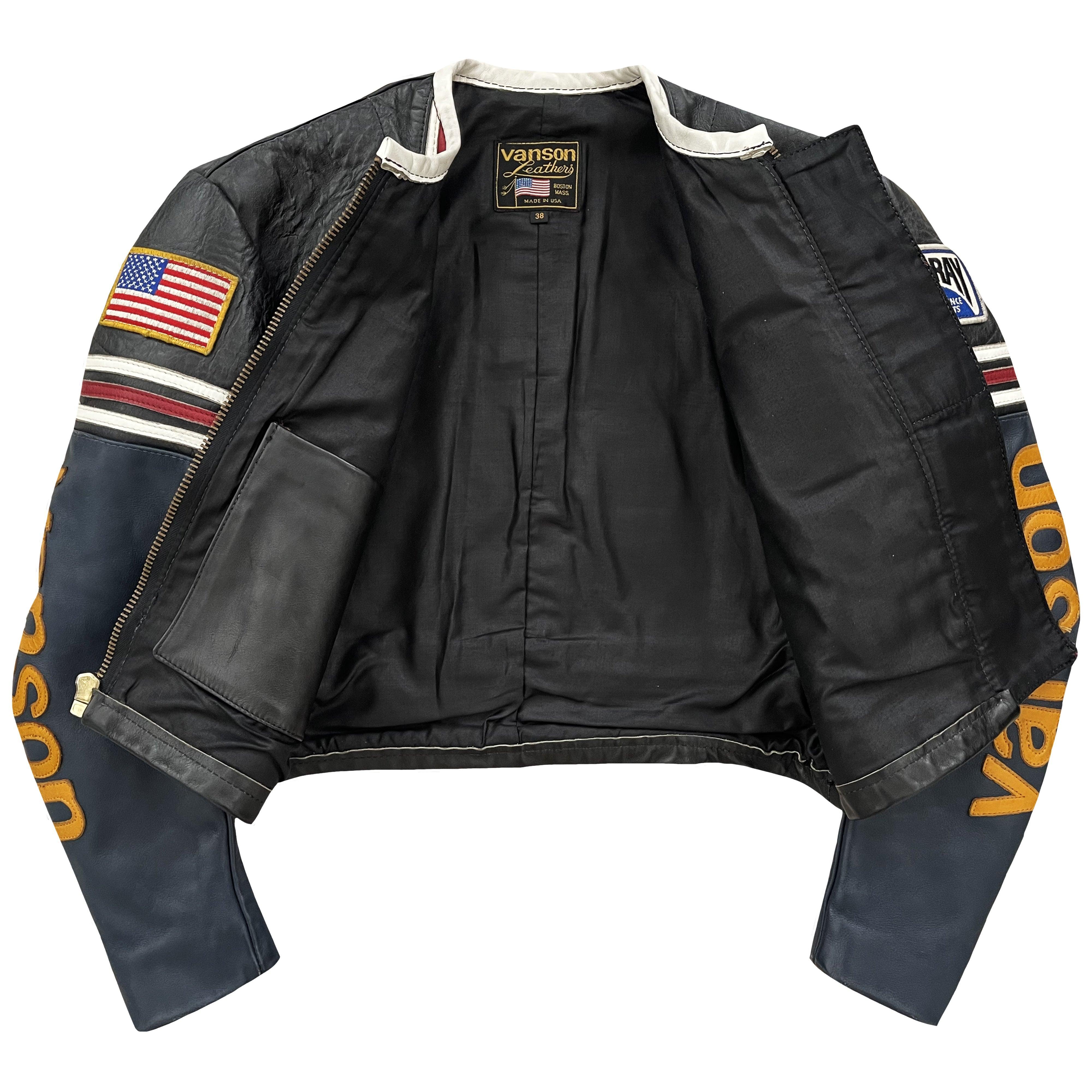 Vanson Leathers One Star Motorcycle Racer Jacket