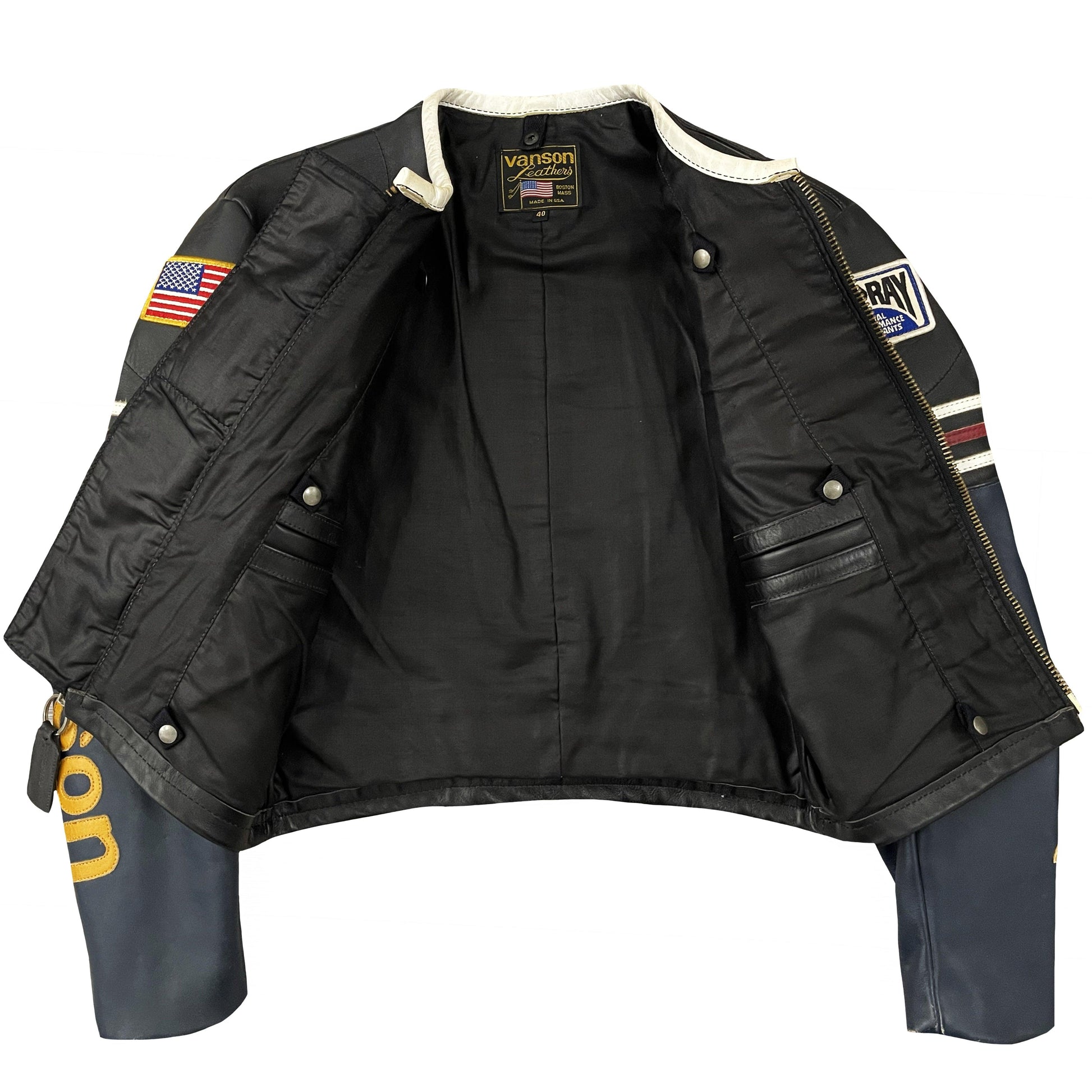 Vanson Leathers One Star Motorcycle Racer Jacket - Known Source