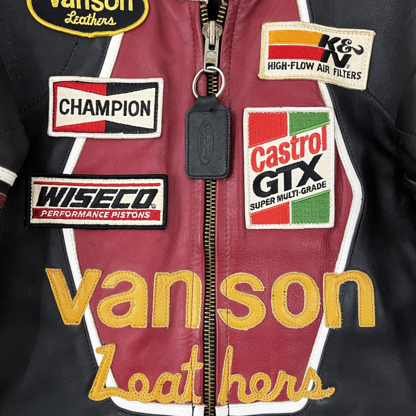 Vanson Leathers One Star Motorcycle Racer Jacket - Known Source