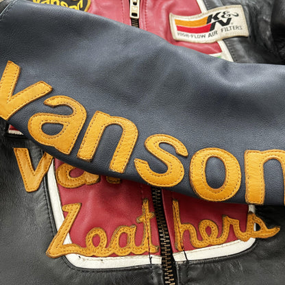 Vanson Leathers One Star Motorcycle Racer Jacket - Known Source