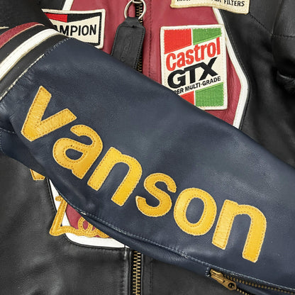 Vanson Leathers One Star Motorcycle Racer Jacket - Known Source