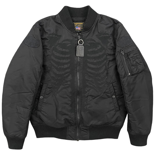 Vanson Leathers Skeleton Bomber Jacket - Known Source