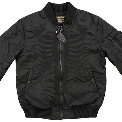 Vanson Leathers Skeleton Bomber Jacket - Known Source