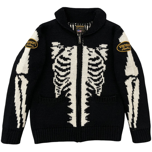 Vanson Leathers Skeleton Cowichan Jumper - Known Source