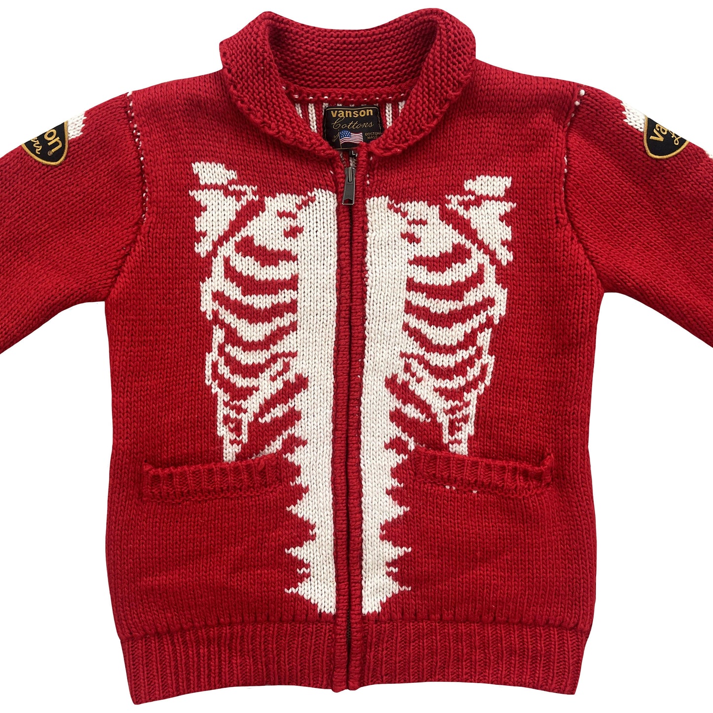 Vanson Leathers Skeleton Cowichan Jumper - Known Source