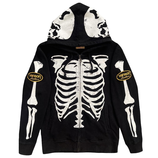 Vanson Leathers Skeleton Hoodie - Known Source