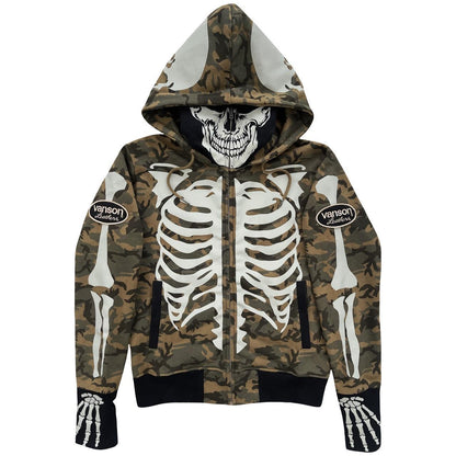 Vanson Leathers Skeleton Hoodie - Known Source