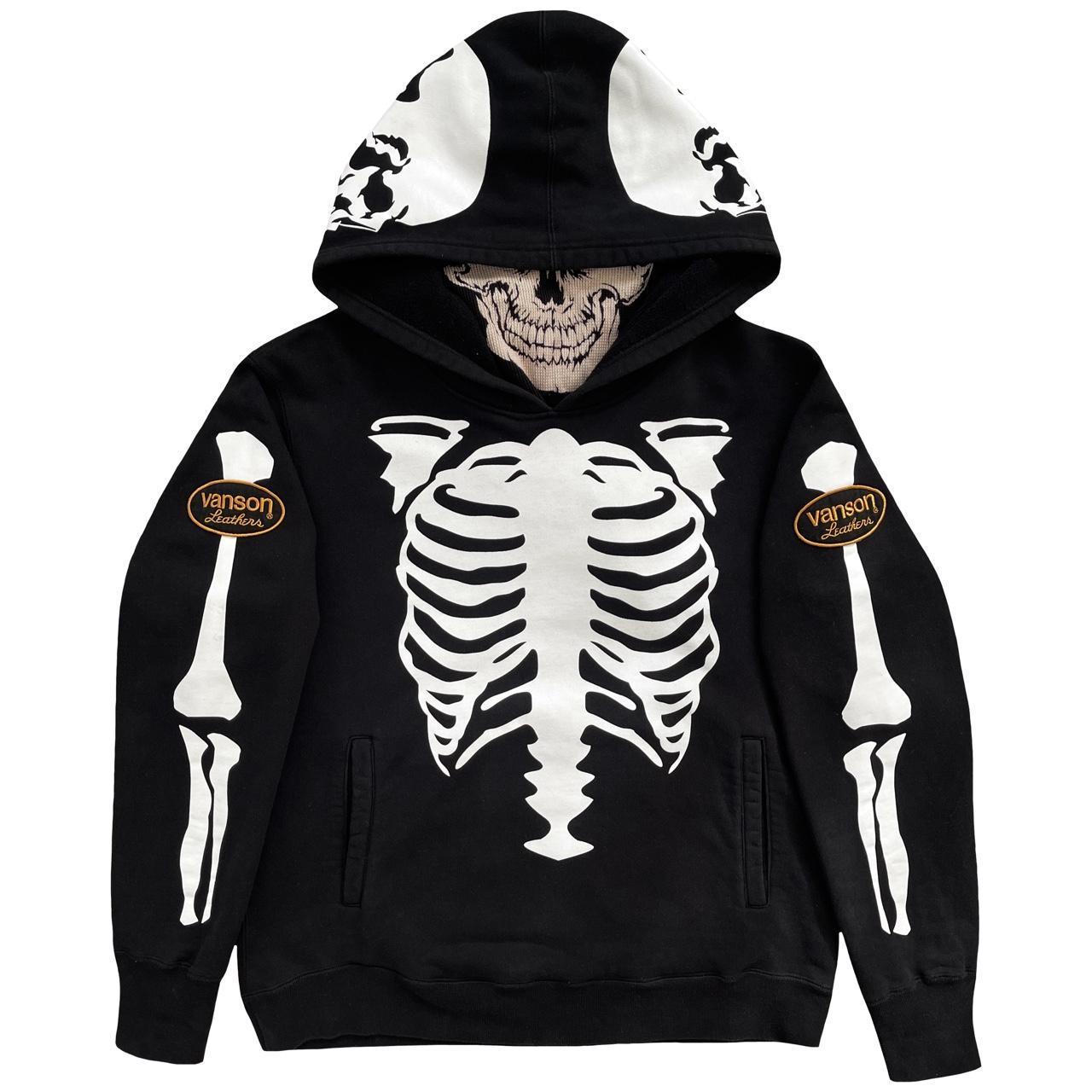 Vanson Leathers Skeleton Hoodie - Known Source