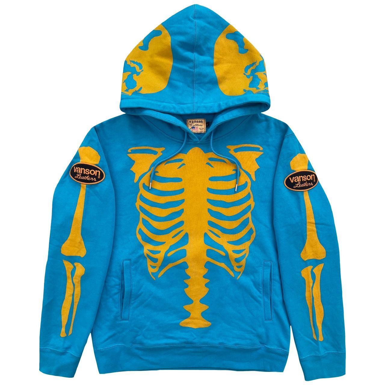 Vanson Leathers Skeleton Hoodie - Known Source