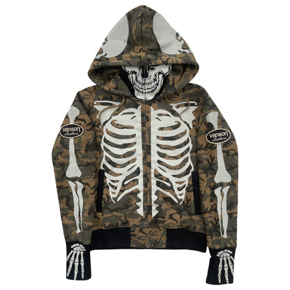 Vanson Leathers Skeleton Hoodie - Known Source