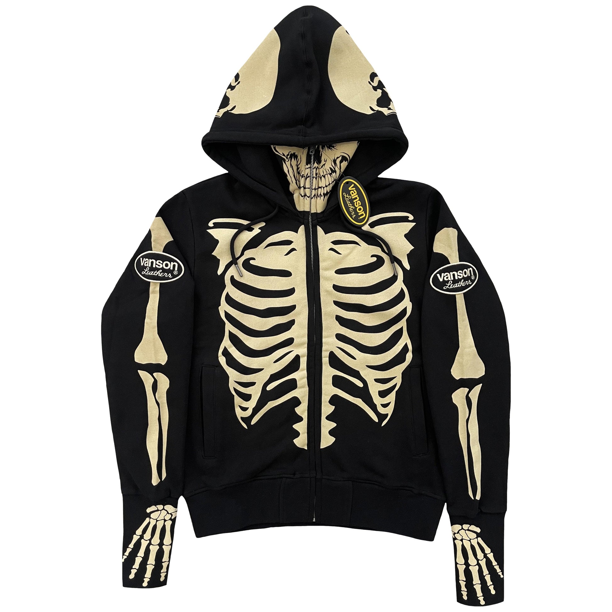 Vanson Leathers Skeleton Hoodie - Known Source