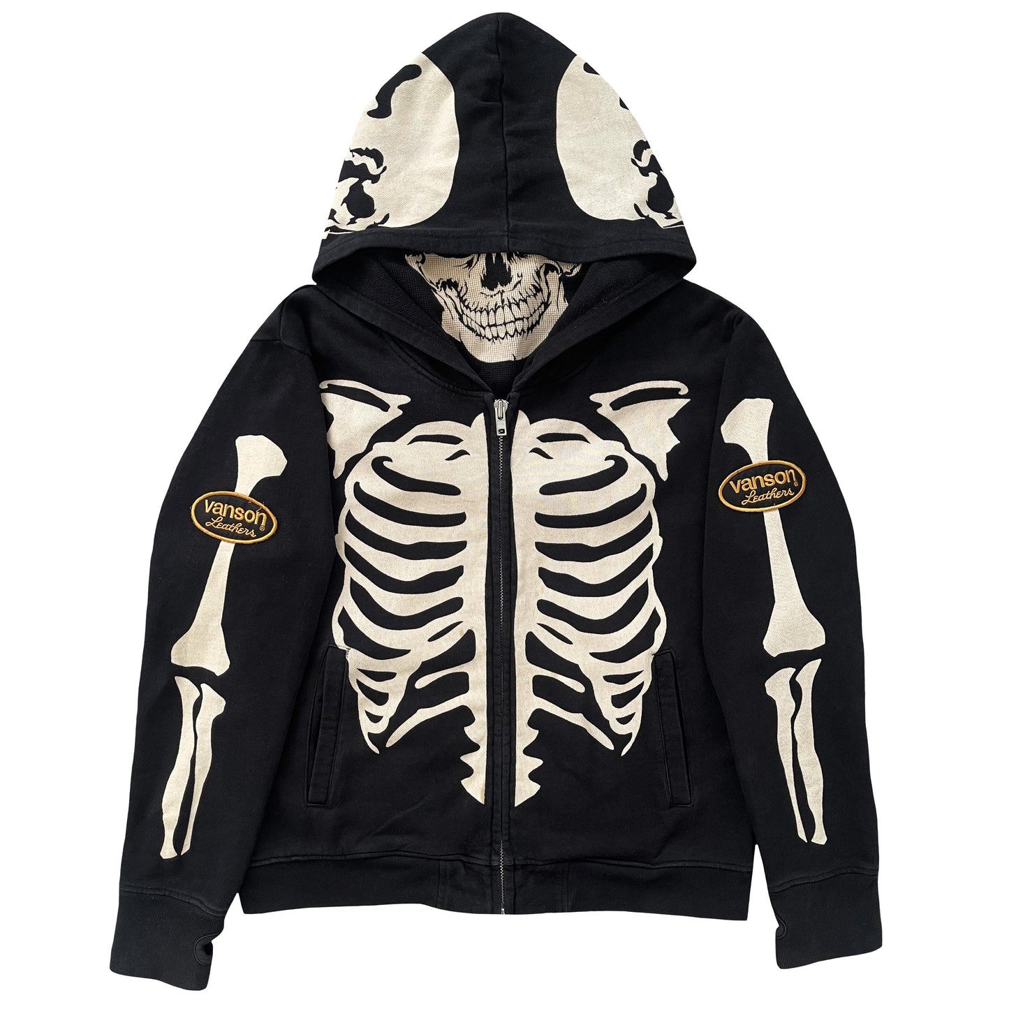 Vanson Leathers Skeleton Hoodie - Known Source