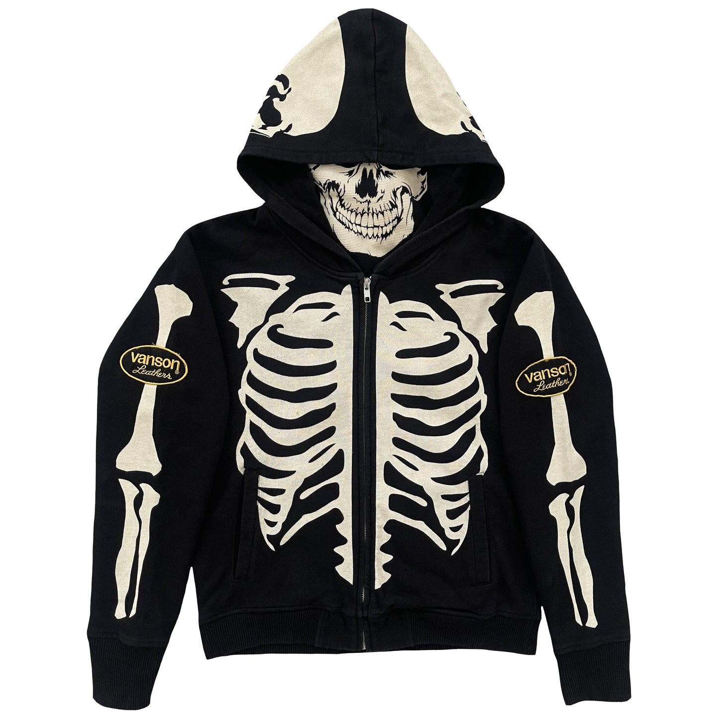 Vanson Leathers Skeleton Hoodie - Known Source