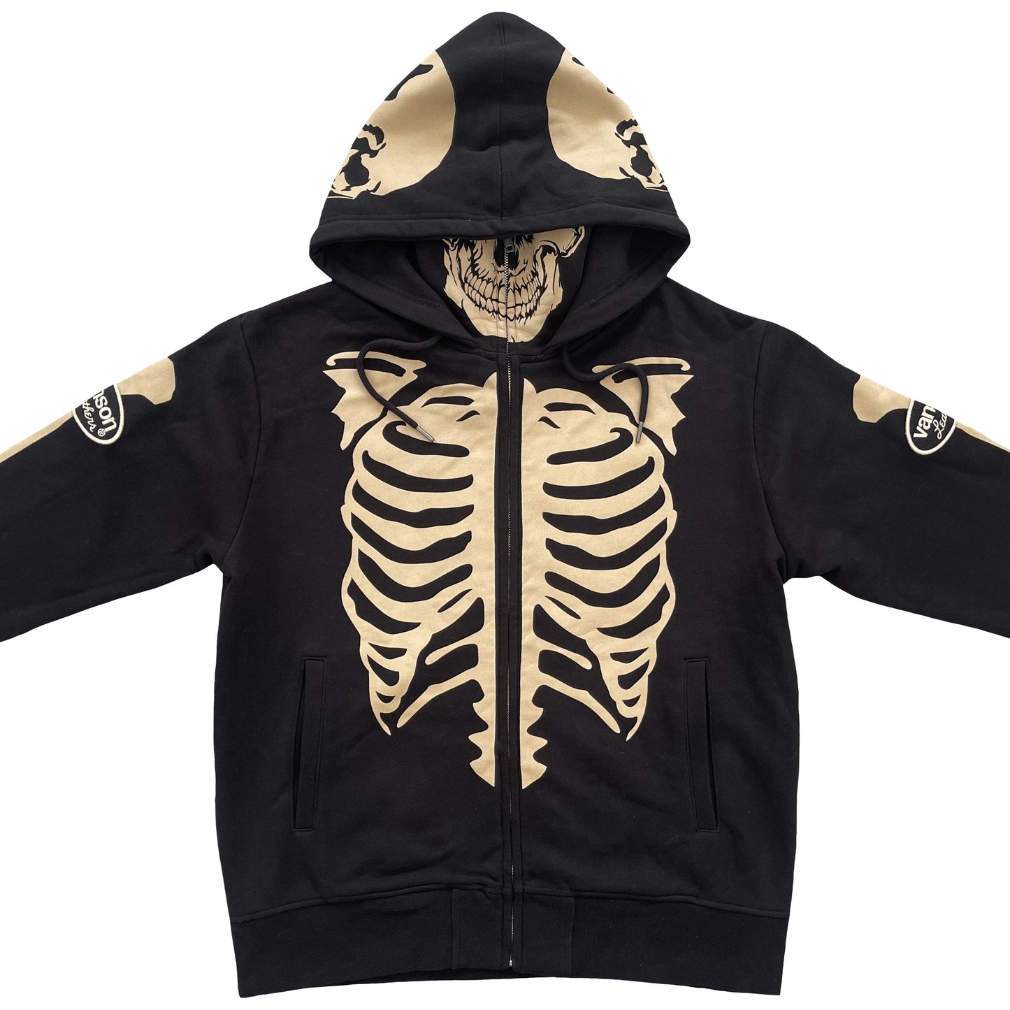 Vanson Leathers Skeleton Hoodie - Known Source