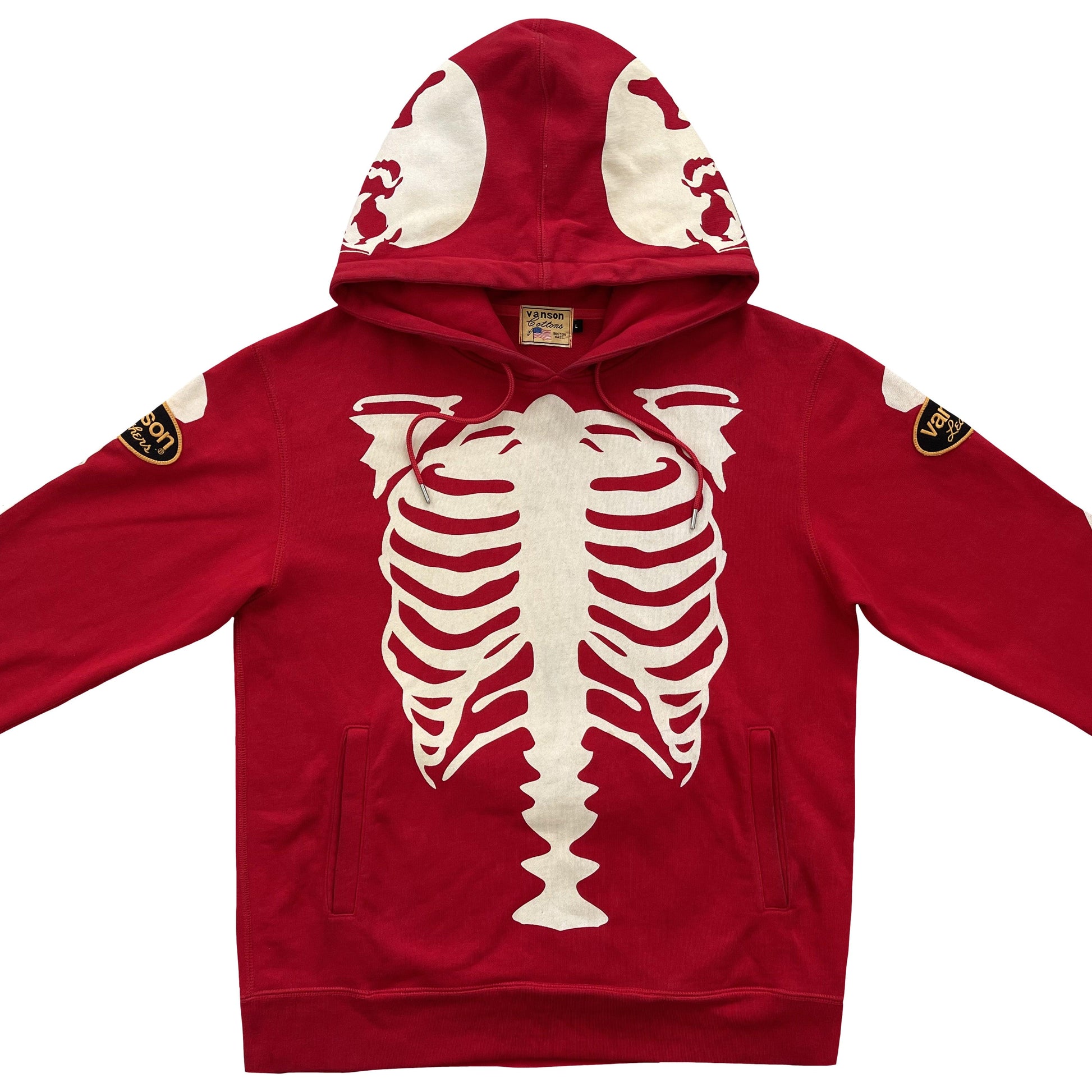 Vanson Leathers Skeleton Hoodie - Known Source