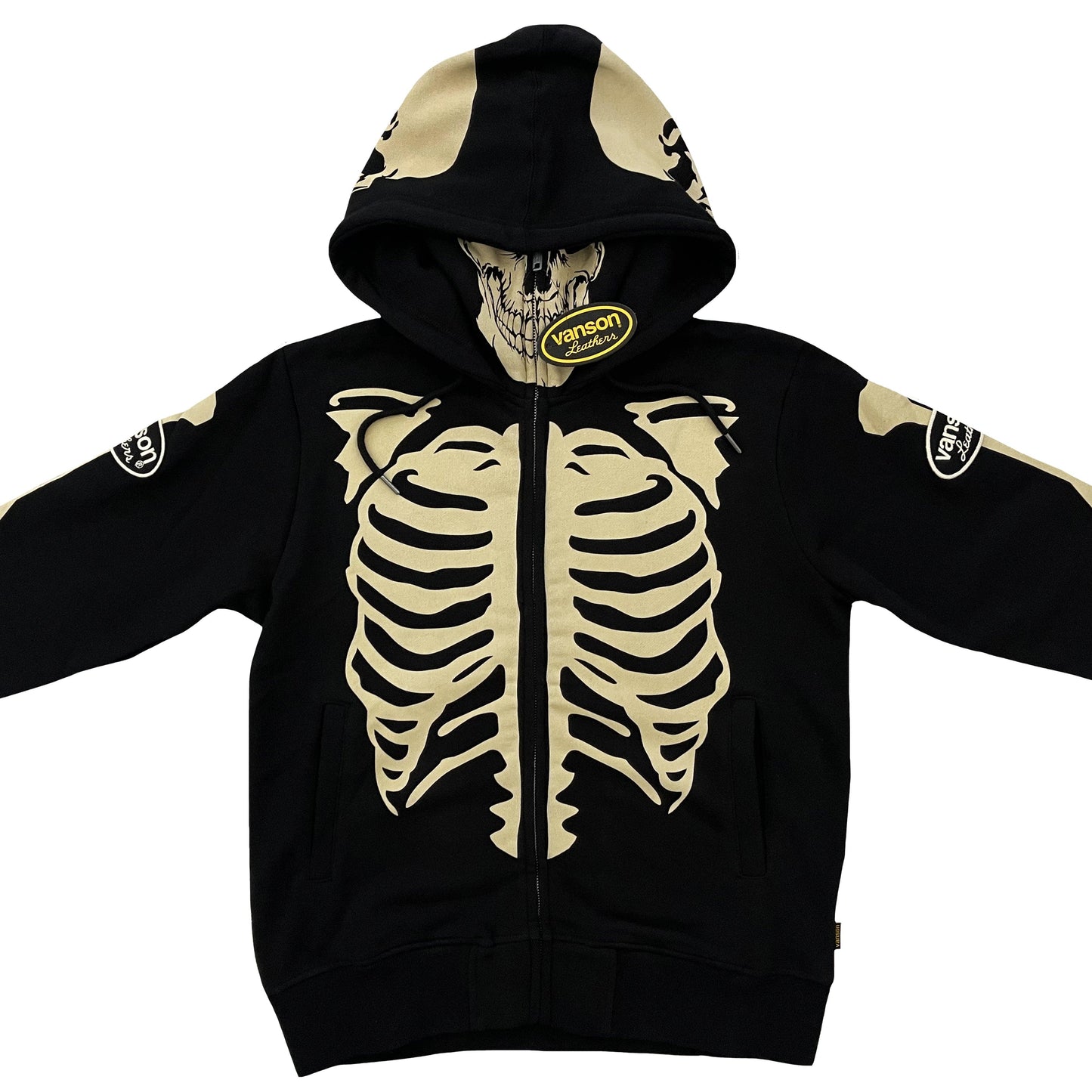 Vanson Leathers Skeleton Hoodie - Known Source