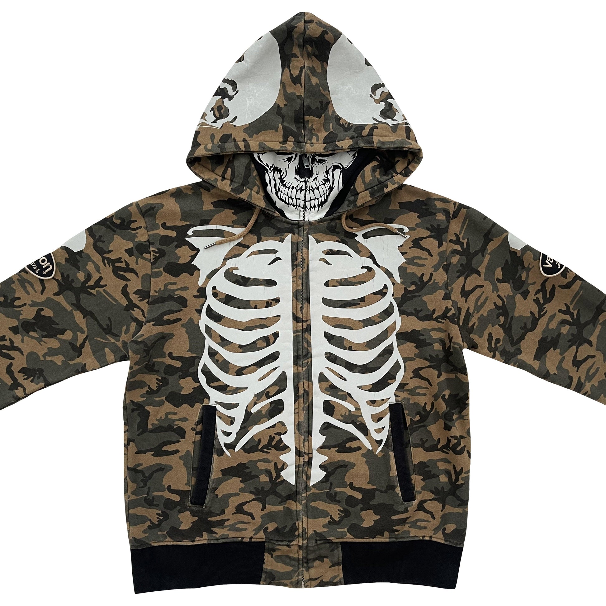 Vanson Leathers Skeleton Hoodie - Known Source