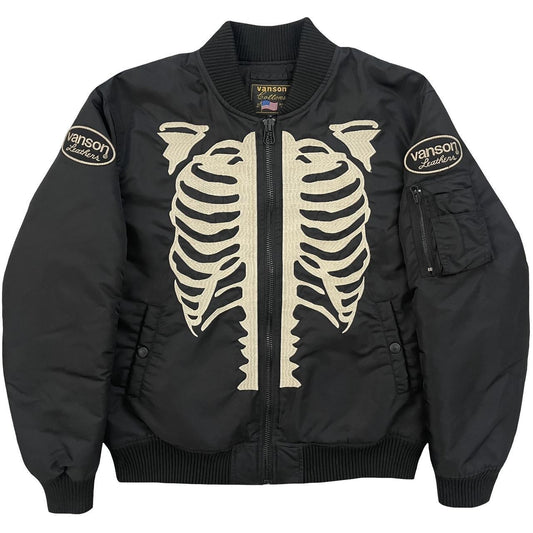 Vanson Skeleton Bomber Jacket - Known Source