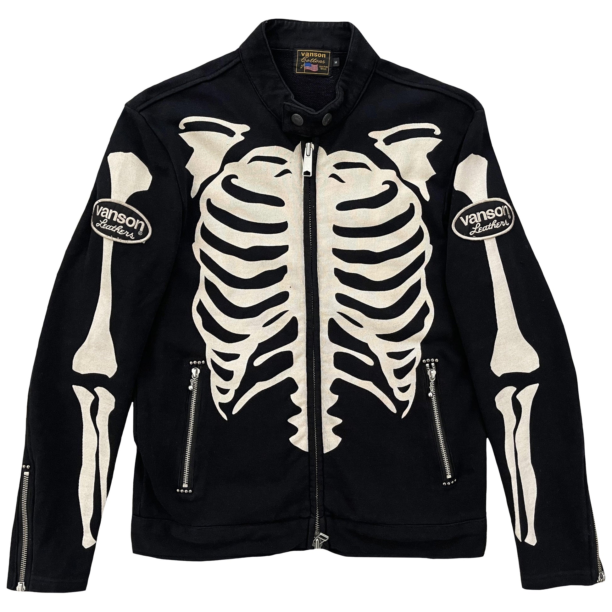 Vanson Skeleton Bone Jacket - Known Source