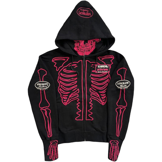 Vanson Skeleton Hoodie - Known Source