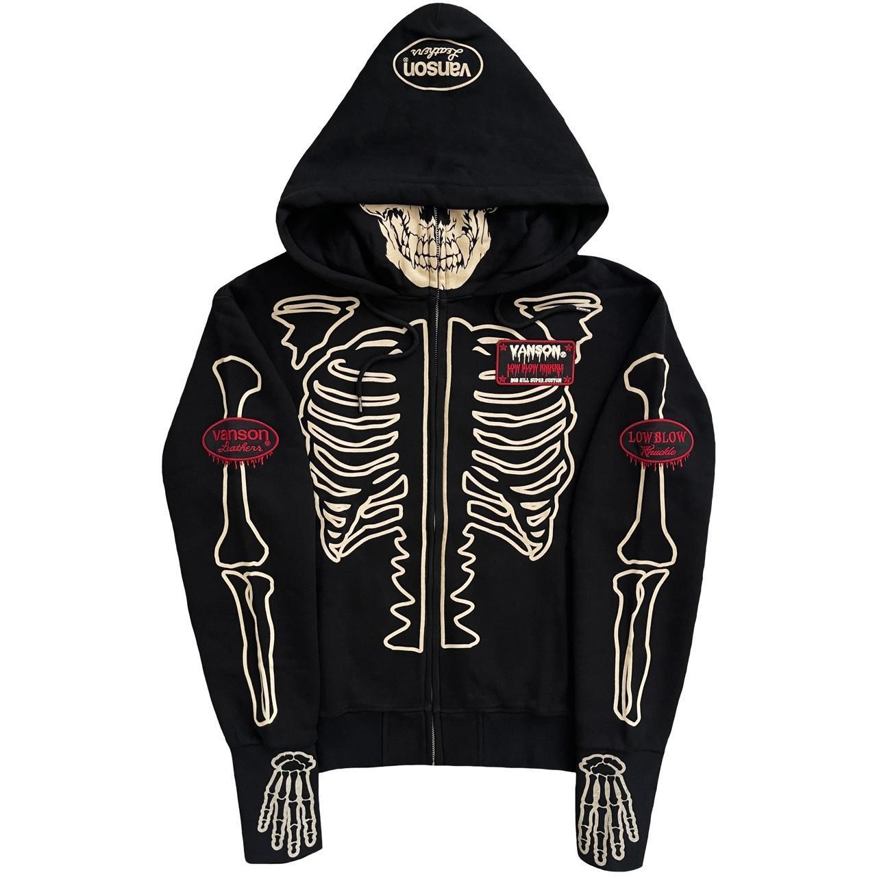 Vanson Skeleton Hoodie - Known Source