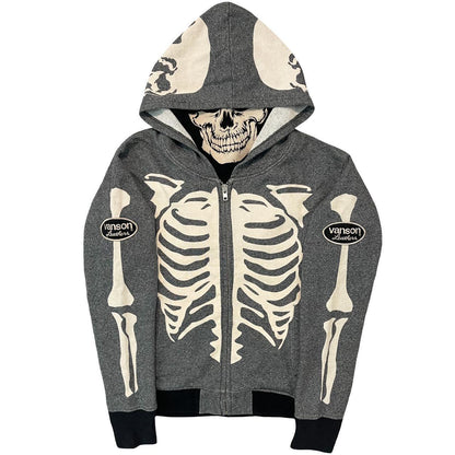 Vanson Skeleton Hoodie - Known Source