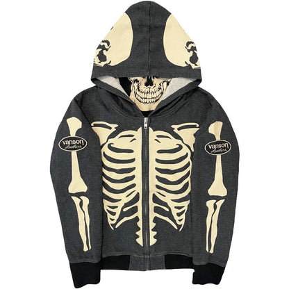 Vanson Skeleton Hoodie - Known Source