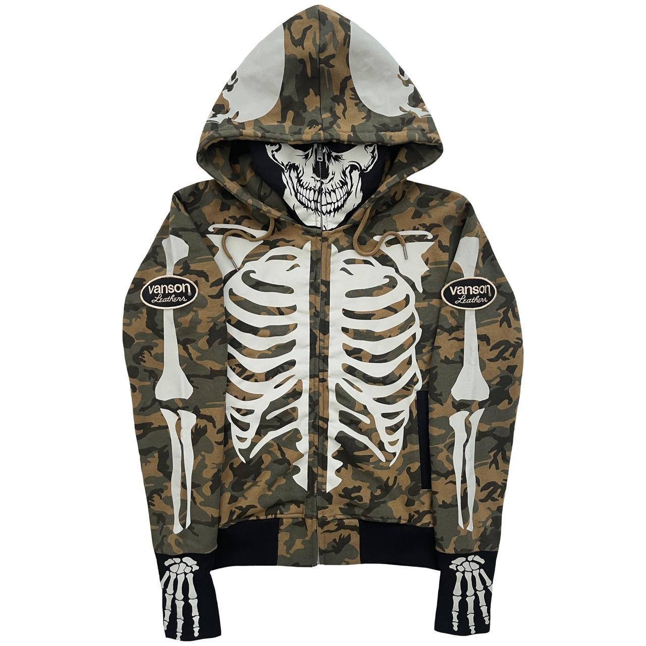 Vanson Skeleton Hoodie - Known Source