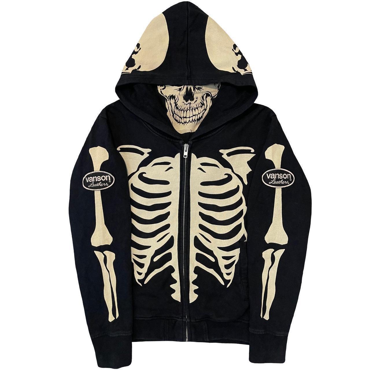 Vanson Skeleton Hoodie - Known Source