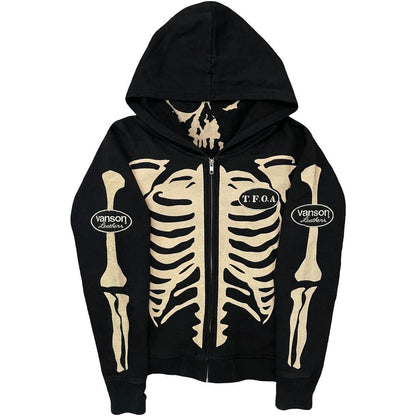 Vanson Skeleton Hoodie - Known Source