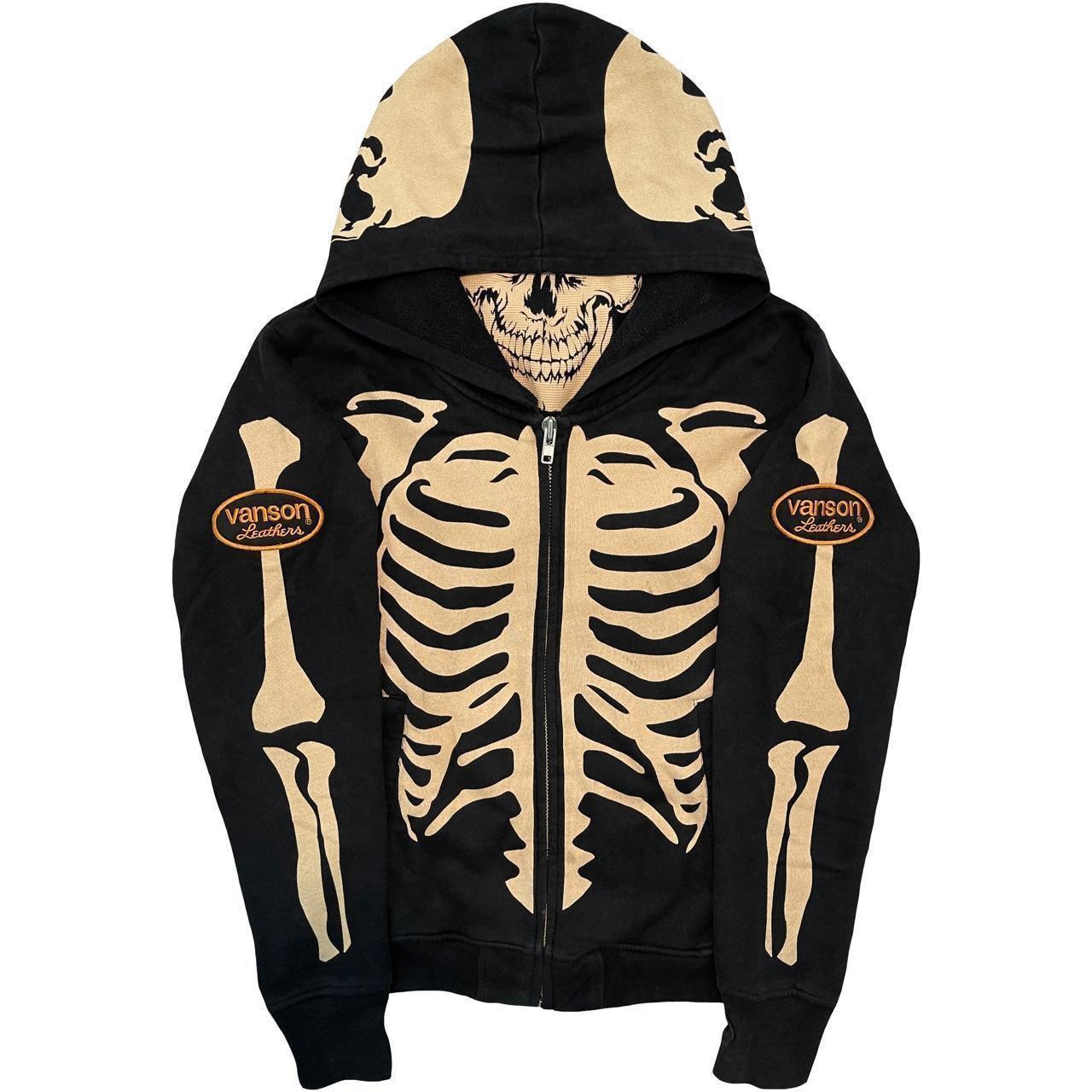 Vanson Skeleton Hoodie - Known Source