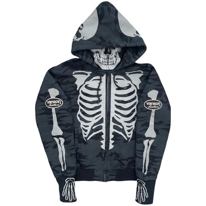 Vanson Skeleton Hoodie - Known Source