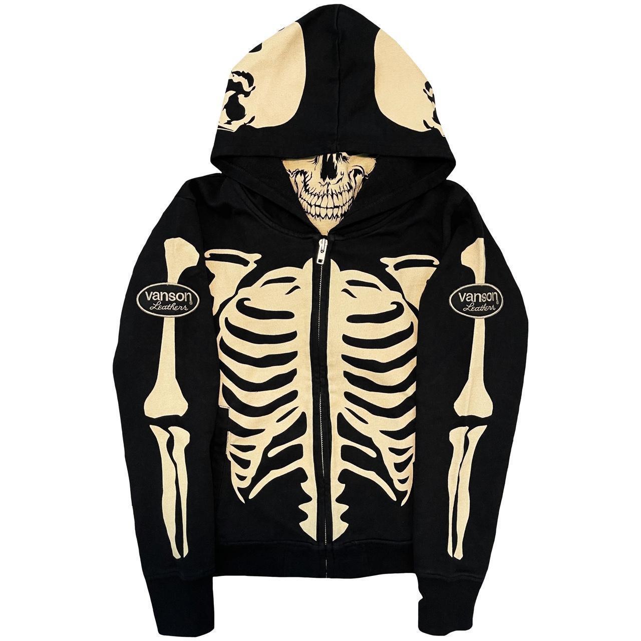 Vanson Skeleton Hoodie - Known Source