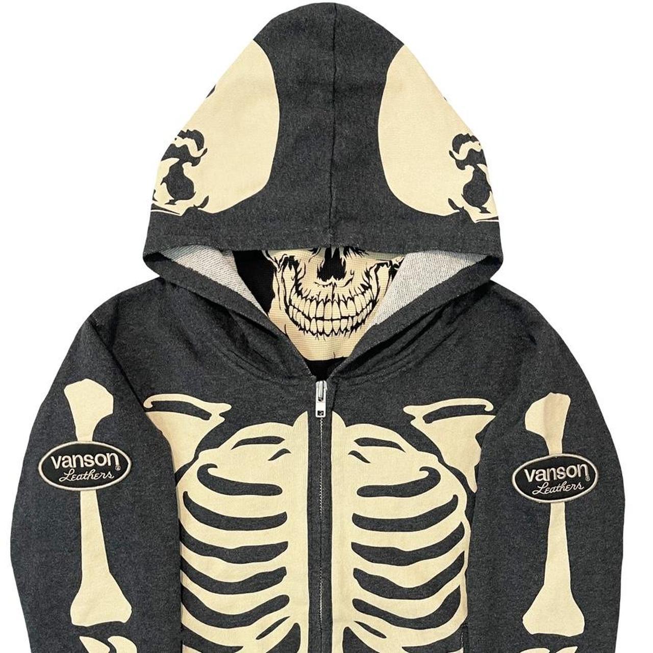 Vanson Skeleton Hoodie - Known Source