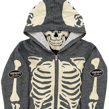 Vanson Skeleton Hoodie - Known Source