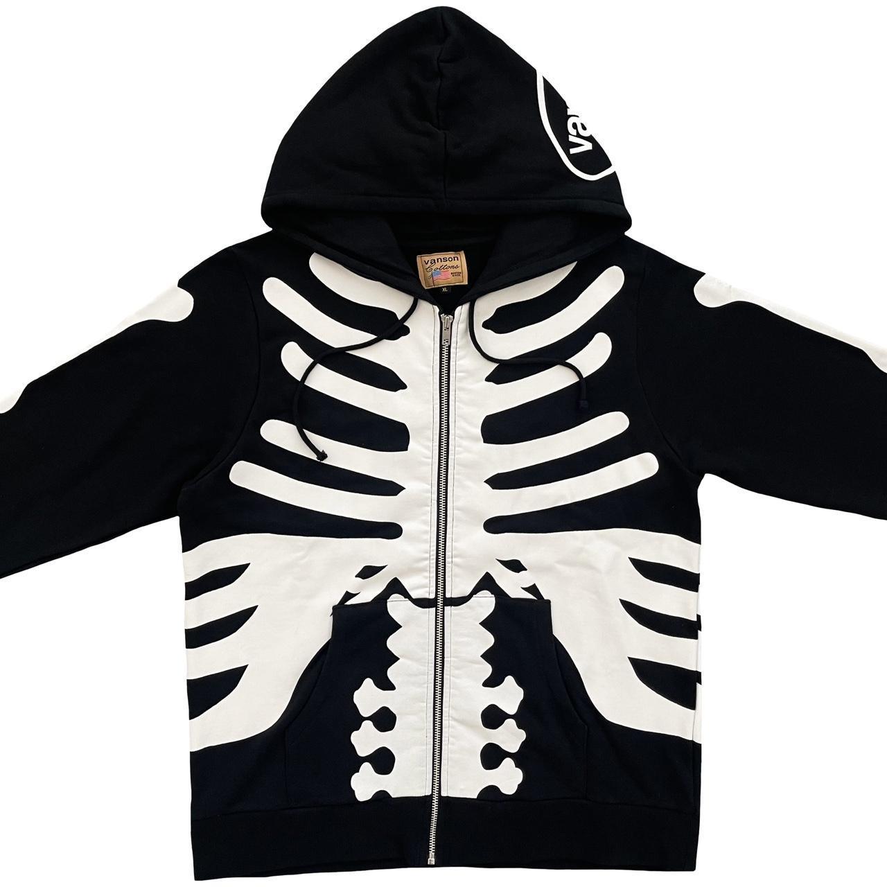 Vanson Skeleton Hoodie - Known Source