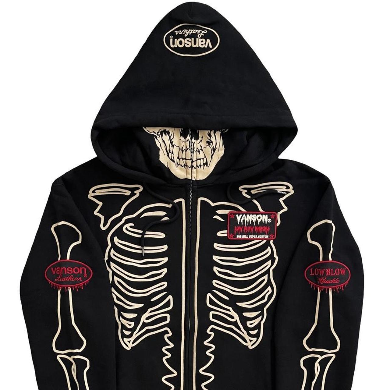 Vanson Skeleton Hoodie - Known Source