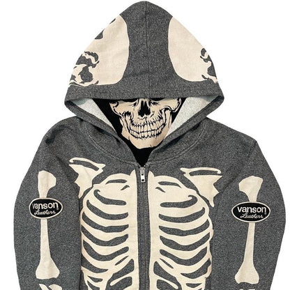 Vanson Skeleton Hoodie - Known Source