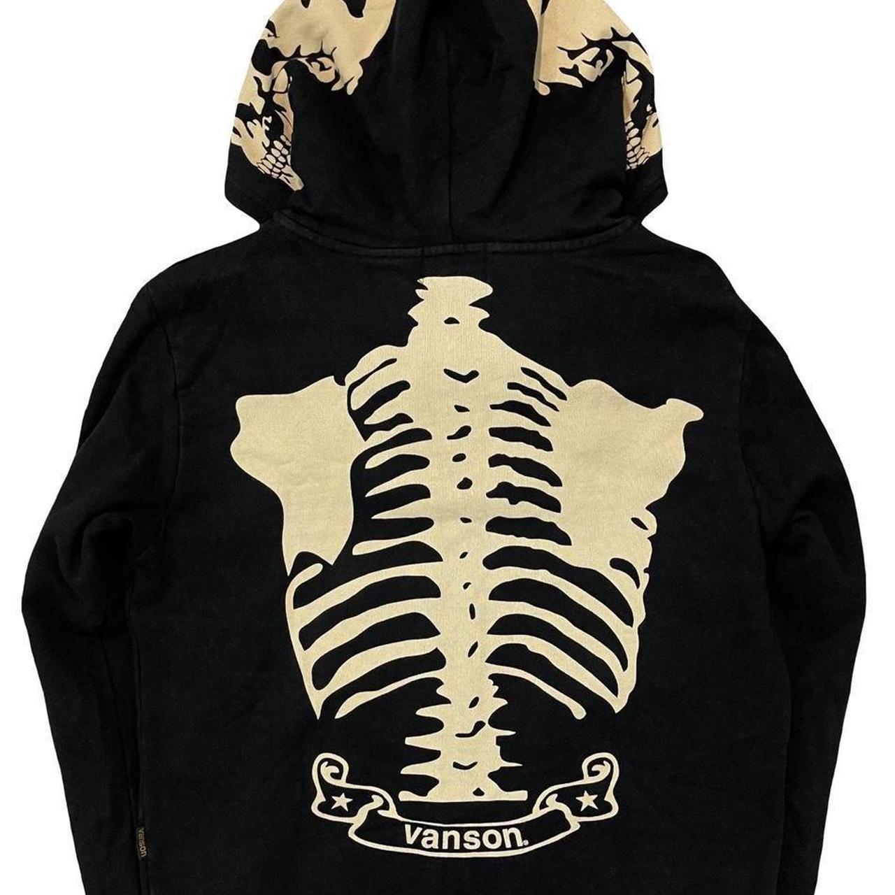 Vanson Skeleton Hoodie - Known Source