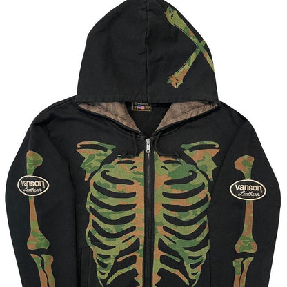 Vanson Skeleton Hoodie - Known Source