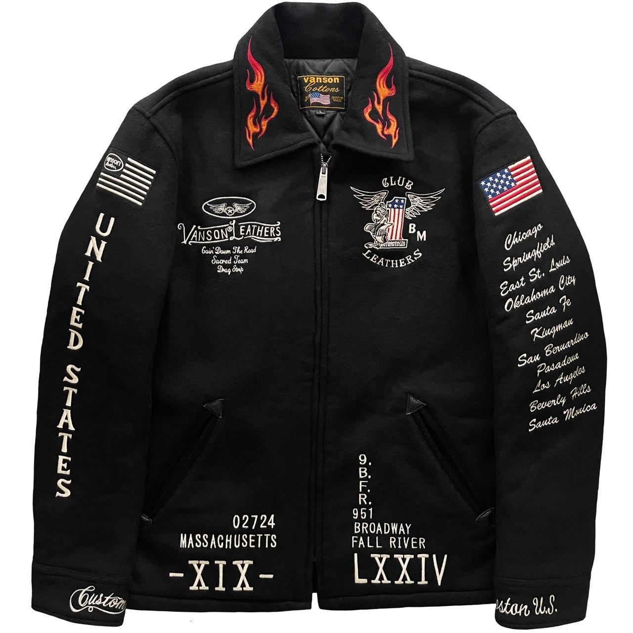 Vanson Wool Motorcycle Jacket - Known Source