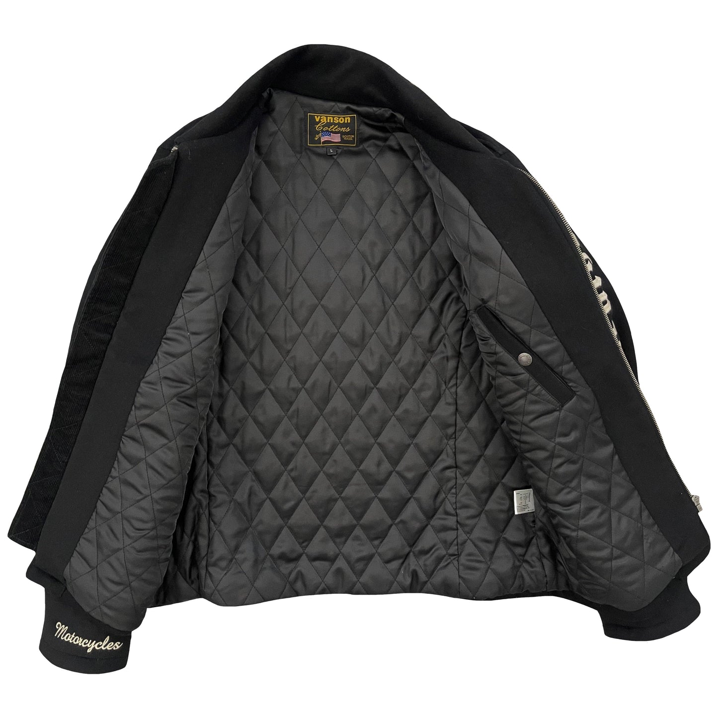 Vanson Leathers Wool Motorcycle Jacket - Known Source