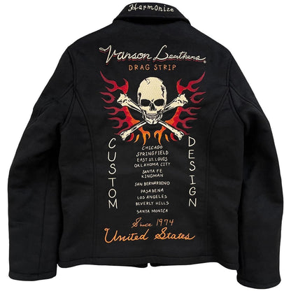 Vanson Wool Motorcycle Jacket - Known Source