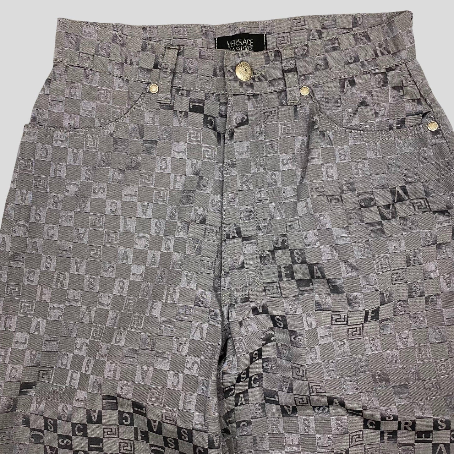 Versace Classic V2 Monogram Trousers - W27/28 - Known Source