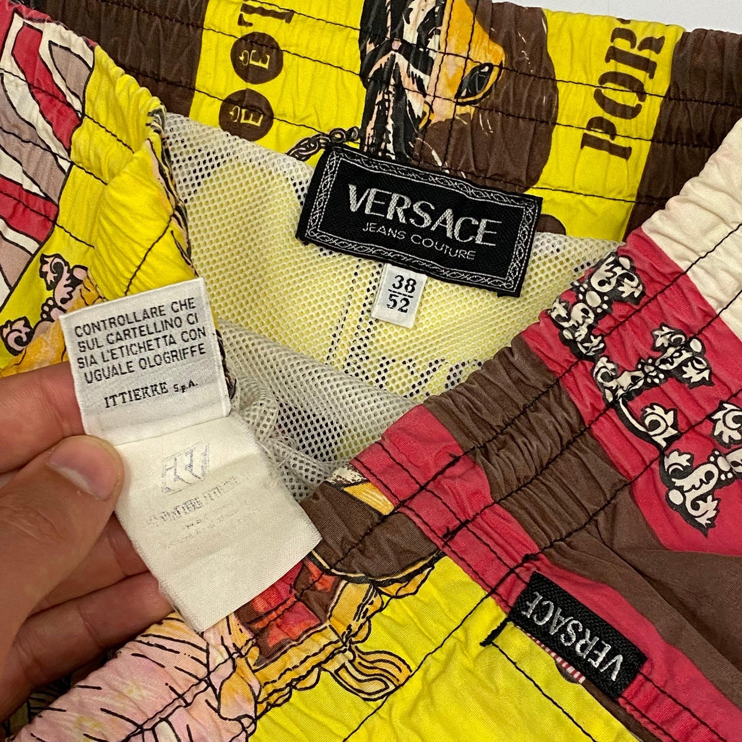 Versace Jeans Couture 90’s Beetles & Sex Pistols Shorts - W34-W42 - Known Source