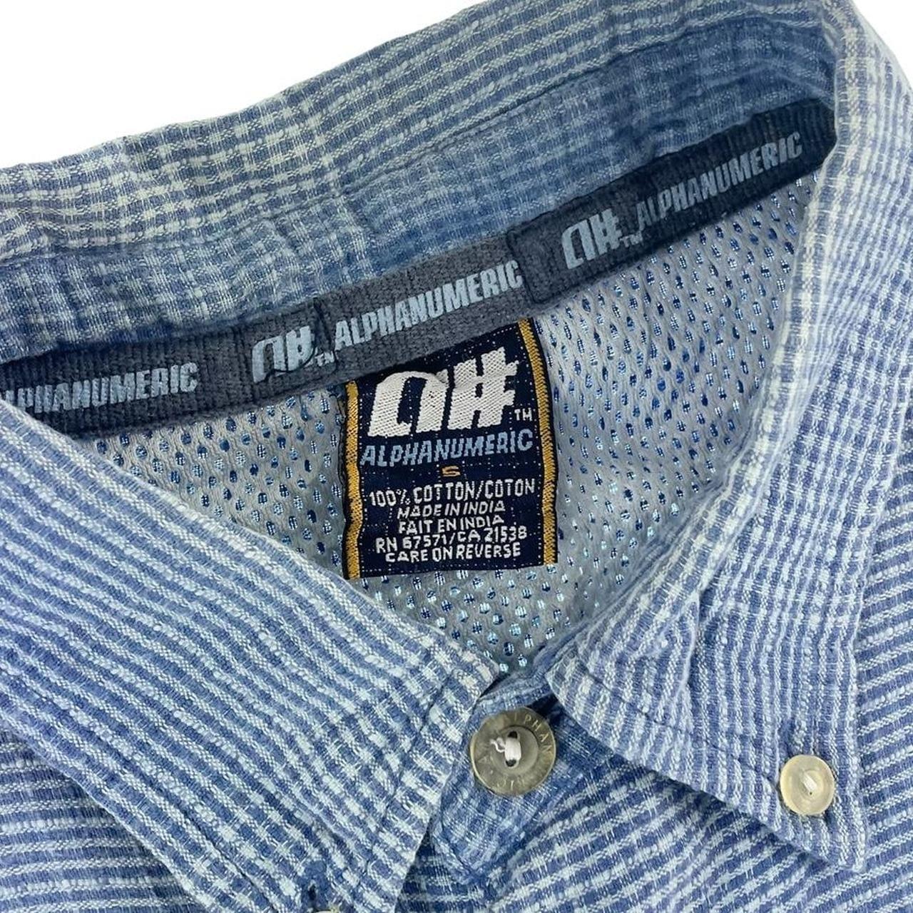 Vintage Alpha number button shirt size M - Known Source