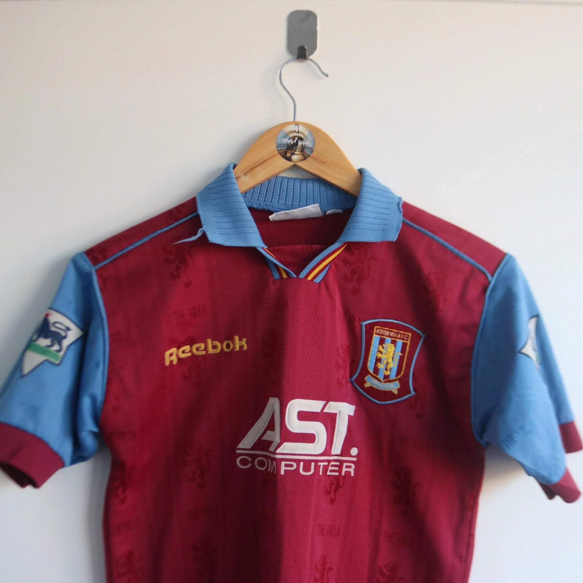 Vintage Aston Villa Home Shirt 1995-1997 (XS)⚽️ (S) - Known Source