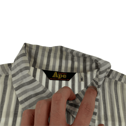 Vintage Bape check button shirt size S - Known Source