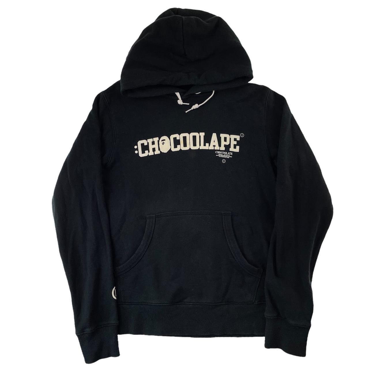 Vintage Bape chocoolate logo hoodie size XS - Known Source